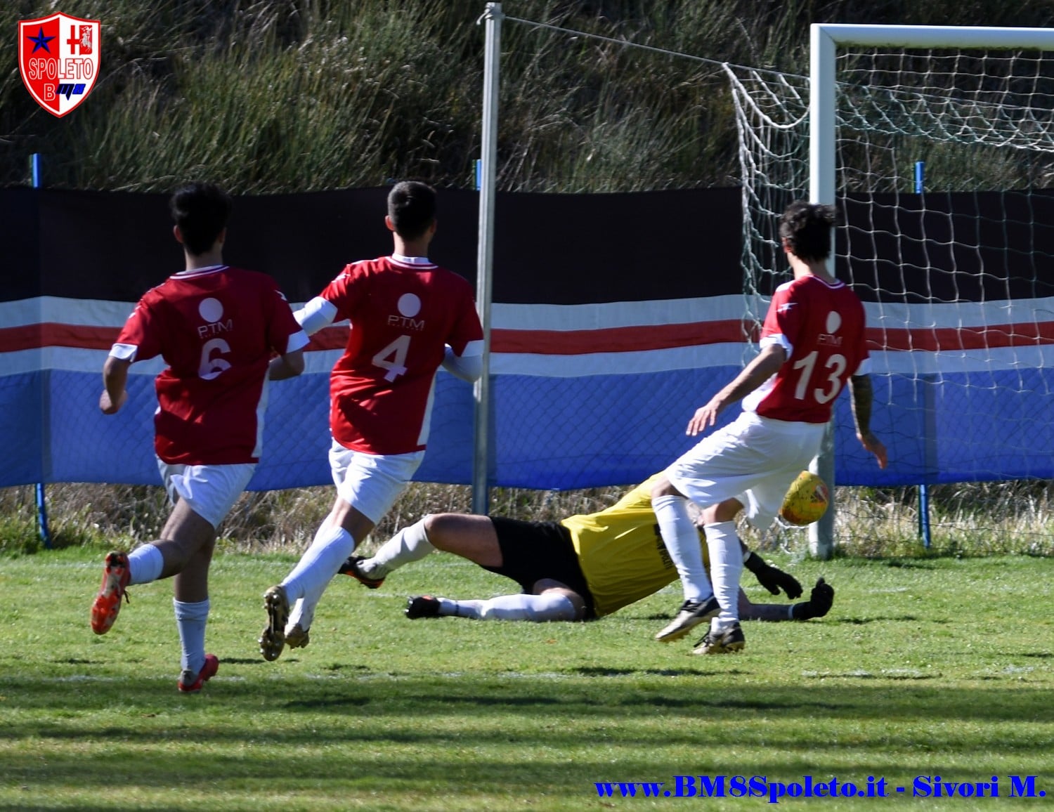I CAT C Spoleto Bm8 beffata solo nel finale dall’Atletico, addio